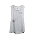 thumbnail image 1 of Wish Dandelion Women's Fashion Sleeveless Muscle Workout Yoga Tank Top Sport Grey Large, 1 of 3