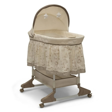 Delta Children Rocking Bassinet, Playtime Jungle