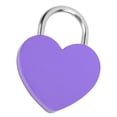 thumbnail image 4 of Heart Lock Metal Exquisite Padlock with Key, Small Size Mini Heart Shape Padlock Key Padlock Heart Padlock for Diary, Jewelry Box, Luggage, 4 of 7