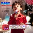 thumbnail image 4 of Máquina de karaoke Spider Mini para niños con micrófono LED Bluetooth 5.3 y 2, 4 of 7