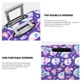 thumbnail image 5 of Haiem Skull mushroom colorful Luggage Cover Printed Suitcase Covers for Luggage Elastic Washable Suitcase Protector Fits 18-32 Inch Luggage-Large, 5 of 9