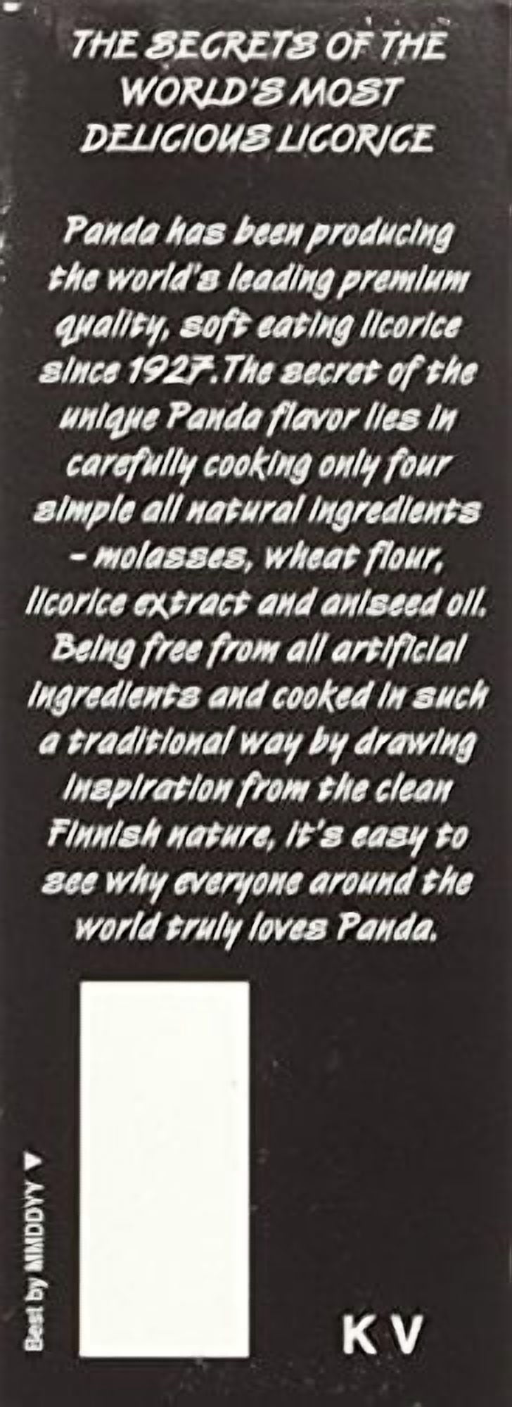 OY Panda AB Panda  Licorice, 6 oz