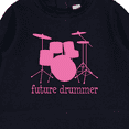thumbnail image 3 of Inktastic Future Drummer Girls Baby Sweatshirt, 3 of 4