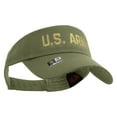 thumbnail image 4 of Golden US Army Embroidered Cotton Twill Sun Visor - Khaki OSFM, 4 of 5