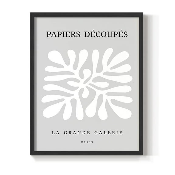 Matisse CCCLXXXVIII in Black Solid Wood 8 x 10 Framed Print