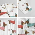 thumbnail image 6 of Top-kevin Women Long Sleeve Pajama Set Comfy Pjs Sets Duck Bow Red Hat 2 Piece Lounge Set, 6 of 12