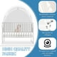 thumbnail image 4 of Carpa para Cuna Zkaitoy Grande Blanca con Doble Cierre de Malla, 4 of 7