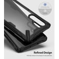 thumbnail image 5 of Ringke Fusion X Compatible with Huawei P30 Pro Case, Clear Impact Resistant 6.47" Cover - Black, 5 of 5