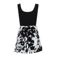 thumbnail image 6 of Women's 2 Piece Floral Boho Outfit Sleeveless Square Neck Tank Top and Tribal Print Belted Shorts Vacation Sets, 6 of 8