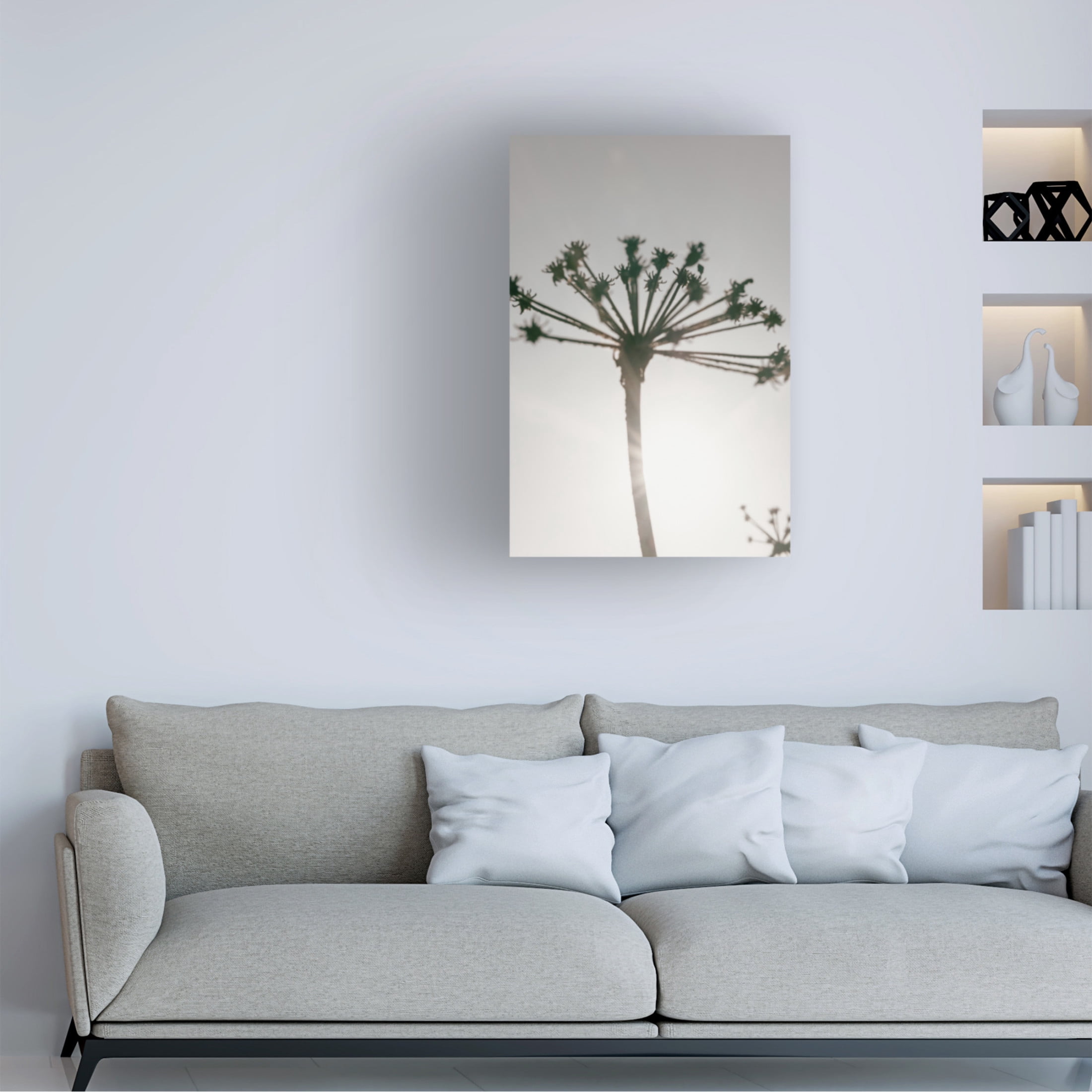 Trademark Fine Art Pictufy Studio III Beach flowers 2 Canvas Wall Art