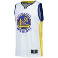 thumbnail image 2 of Men's Fanatics Stephen Curry White Golden State Warriors Fast Break Replica Player Jersey - Association Edition, 2 of 3