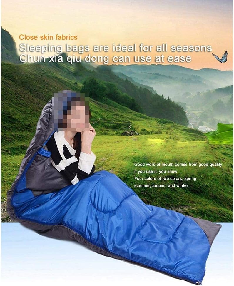 Sleeping Bag Camping Warm Sleeping Bag Outdoor Adult Camping Sleeping Winter Cotton Travel Sleeping Bag