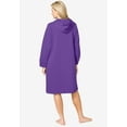 thumbnail image 2 of Dreams & Co. Plus Size Short Hooded Sweatshirt Robe, 2 of 6