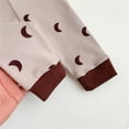 thumbnail image 6 of Generic Baby Girls Boys Print Autumn Star Moon Long Sleeve Romper Bodysuit Long Pants Sweatshirt Pullover Outfits Clothes（0-6 Months Silver）, 6 of 8