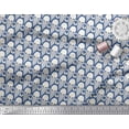 thumbnail image 2 of Soimoi Polyester Crepe Fabric Penguin Ocean Printed Fabric 1 Yard 42 Inch Wide, 2 of 3