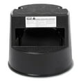 thumbnail image 2 of Rolling Step Stool, Curved Design, 2-Step, Retracting Casters, 350 lb Capacity, 16" Diameter x 13.5"h, Black, 2 of 4
