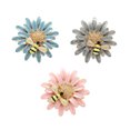 thumbnail image 4 of unbranded 3Ud Pins De Aleación Con Única De Abeja Y Margarita Para Uso En, 4 of 8