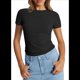 thumbnail image 2 of Camiseta Y2k de Corta Negra Talla L, 2 of 8