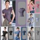thumbnail image 4 of Camiseta de compresión para mujer, elástica, de manga corta, ajustada, atlética, 4 of 7