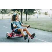 All In One Hover Cart Attachment For Hoverboard - Transform your Hoverboard into a Go Kart with Hovercart - Pink