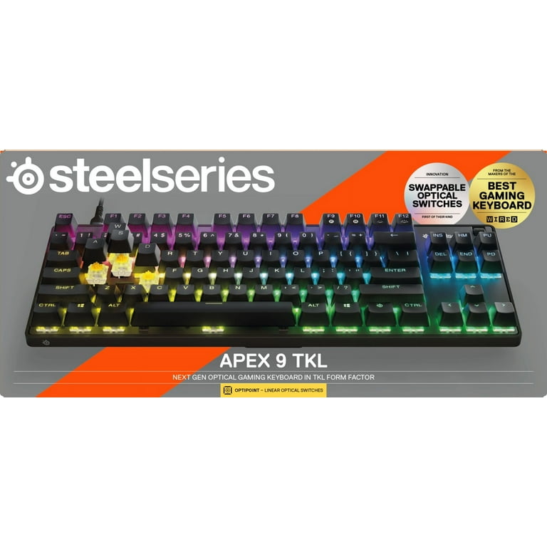 SteelSeries Apex 9 TKL Mechanical Keyboard - RGB USB-C SteelSeries Apex 9 TKL Mechanical Keyboard - RGB USB-C