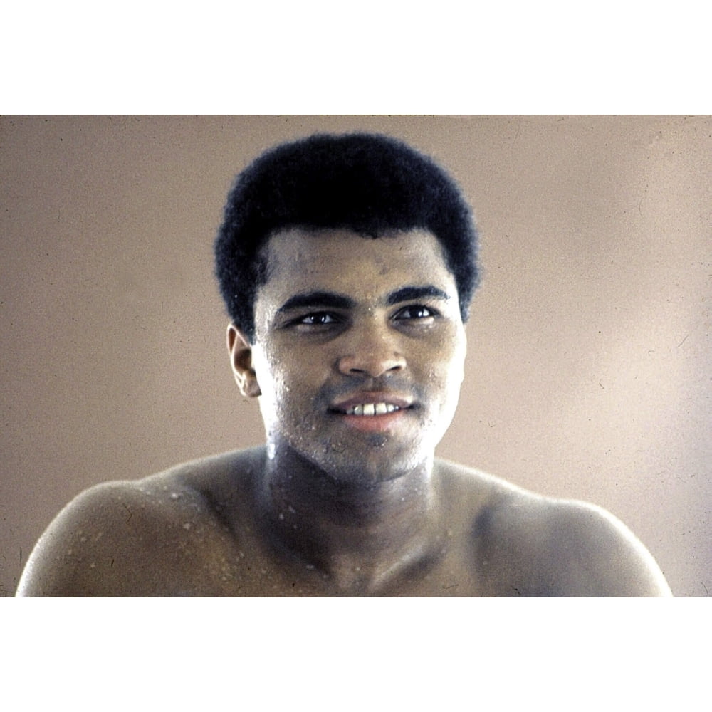 A Muhammad Ali with wet face Photo Print (30 x 24) - Walmart.com ...