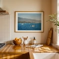 thumbnail image 3 of From Stearn's Wharf, Santa Barbara 04 - Santa Barbara California Photography Boat Sailboat Seascape Coast Ocean Harbor Nautical Oak Framed Wall Art Print 16 x 24 inches, 3 of 6