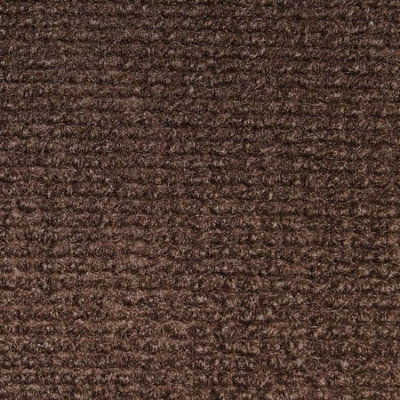 Indoor/Outdoor Carpet with Rubber Marine Backing - Dark Brown 6' x 10' - Several Sizes Available - Carpet Flooring for Patio, Porch, Deck, Boat, Basement or