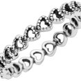 thumbnail image 4 of Anillo de plata esterlina TANGJMXG Banda de corazones S925 Talla 54, 4 of 4
