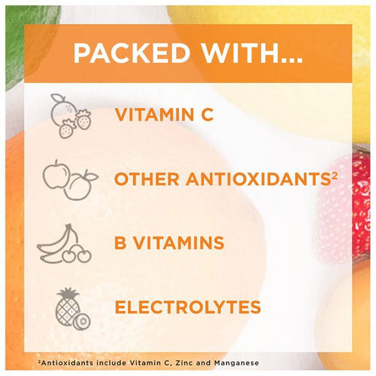 Emergen-C 1,000 mg Vitamin C Drink Mix Packets Super Orange 10 Each (Pack of 6)