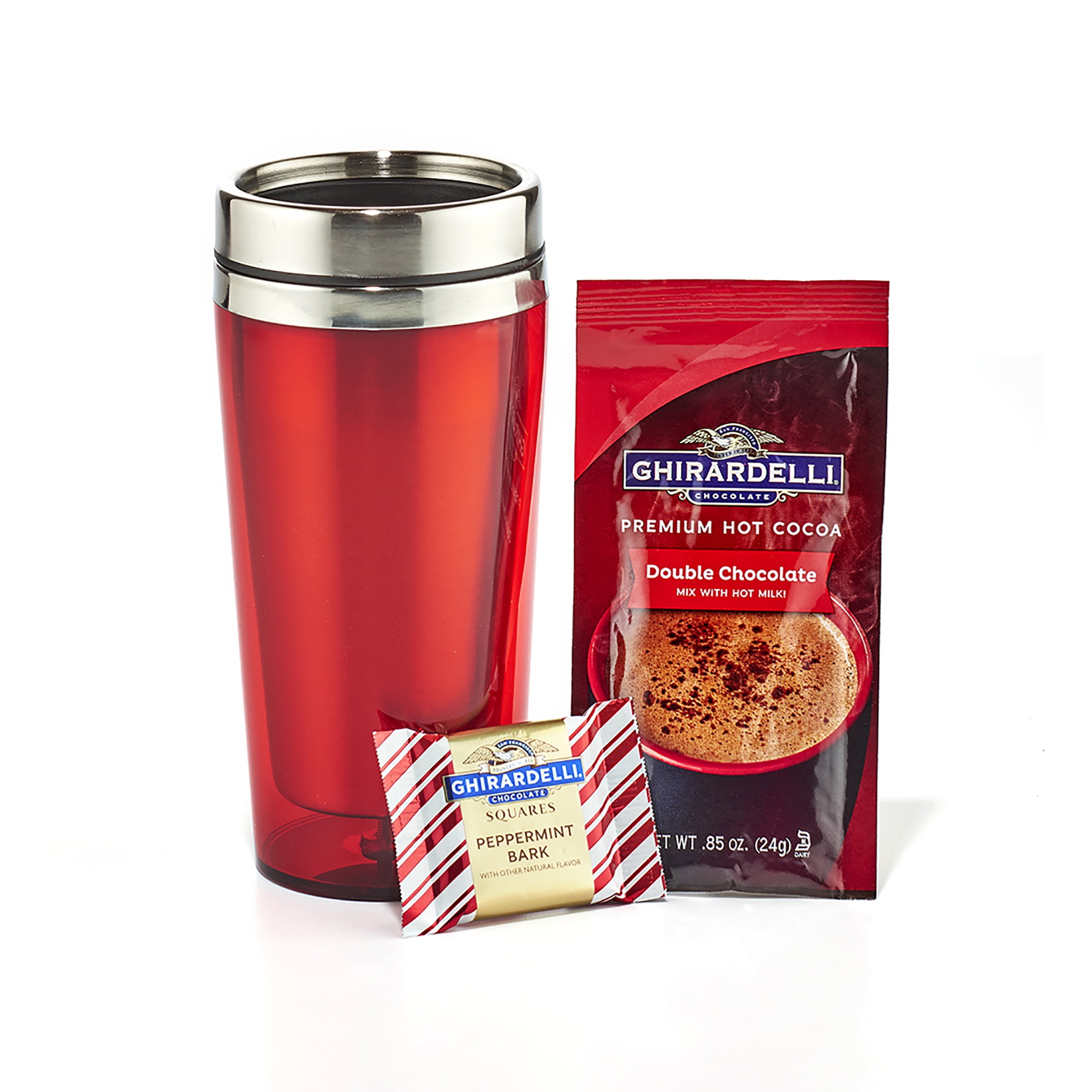 Ghirardelli, Walkers & Gilliam Individually Wrapped Ceramic Mug Gift Set, 4  pk.