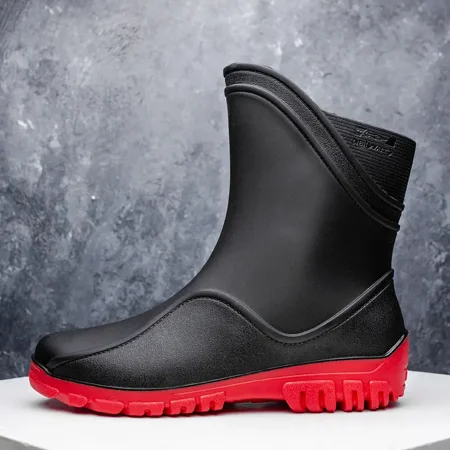 

Men‘s Fashion Non-slip Waterproof Wear-resistant Rain Boots