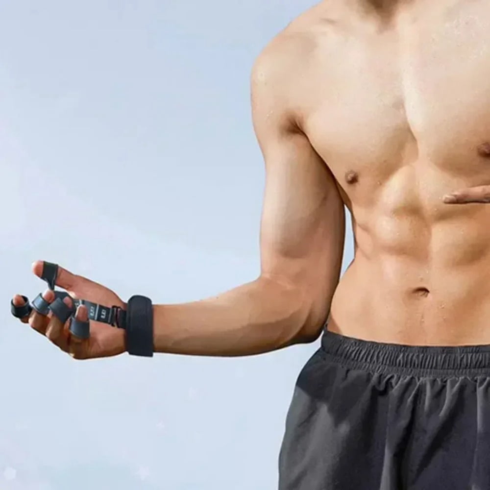 5-Finger Trainer Silicone Hand Grip Strengthener for Finger Therapy and Wrist Recovery