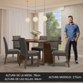 thumbnail image 4 of Mesa de Comedor con Mesa y 6 Sillas Valerie Madesa MG, 4 of 5