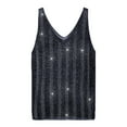 thumbnail image 2 of Wycnly Camisole Top for Women Tank Tops Party Club Going out Loose Lightweight Sparky Tank Top 2025 Fashion Solid Sleeveless T Shirts Girls Sleeveless Shirt, 2 of 4