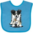 thumbnail image 3 of Inktastic Tri-Color Border Collie Boys or Girls Baby Bib, 3 of 4