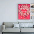thumbnail image 3 of Trademark Fine Art 'Love Pink Heart' Canvas Art by David Galchutt, 3 of 3