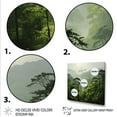 thumbnail image 3 of Designart "Rainforest Serenity Immersed in Jungle Landscape I" Landscapes Wall Art - Tropical Green Jungle Entryway Wall Art, 3 of 6
