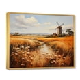 thumbnail image 2 of Designart "Denmark Windmill Charm" Farmhouse Floater Framed Wall Art Print, 2 of 7