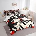 thumbnail image 3 of Castle Fairy Cartoon Black Cats Boy Girl Bedding Comforter Set 7-Piece,Love Heart Print King Bedding Sets,Happy Valentine's Day Ultra Soft Bed Sheets,Microfiber Bedroom Decor,Reversible, 3 of 8