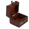 thumbnail image 3 of Handmade Jewelry Box,Vintage Square Jewelry Storage Jewelry Box Vintage Wooden Box Optimal Efficiency, 3 of 11
