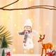 thumbnail image 2 of Fiudx Colgante de Ángel Navideño, Muñeco de Nieve Hecho a Mano, Adorno de Papá Noel, Adorno para Árbol Festivo, Opciones Multicolor, Decoración Navideña, Tamaño 20 X 9 X 6 Cm, 2 of 4