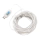 thumbnail image 3 of Cadena de luces LED multicolor alimentada por USB Decorativa 100 LED Luces de hadas con control remoto para la terraza del dormitorio, 3 of 10