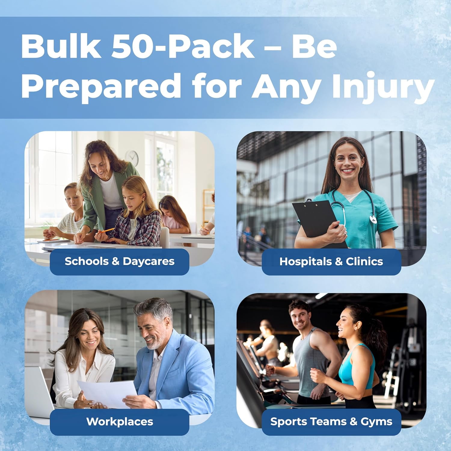 EverOne Instant Cold Pack 5 X 6, 50 Count