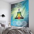 thumbnail image 1 of Tapiz para colgar en la pared, diseño indio, para decoración de dormitorio, mandala metalizado hippie, psicodélico y bohemio de Anjaniya, 1 of 4