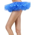 thumbnail image 2 of Women's LED Light Up Neon Tulle Tutu Skirt Running Tutu,Royal Blue, 2 of 2