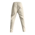thumbnail image 4 of LWavelet Mens Houndstooth Pattern Pants Elastic Waist Slim Fit Casual Pants Khaki XL, 4 of 5
