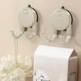 thumbnail image 4 of Hiroekza No-Drill Double Head Suction Cup Hooks - Space-Saving Wall Hooks for Home & Bathroom Organization Beige, 4 of 6