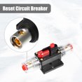 thumbnail image 3 of 1 Set CC 12V- 48V 30Amp para Coche Restablecer Circuito Disyuntor Negro Rojo, 3 of 7