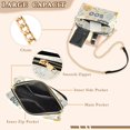 thumbnail image 3 of FORMRS Women Crossbody Purse with Chain Strap Vegan Leather Shoulder Handbag, Halloween Cute Pumpkins, 3 of 7